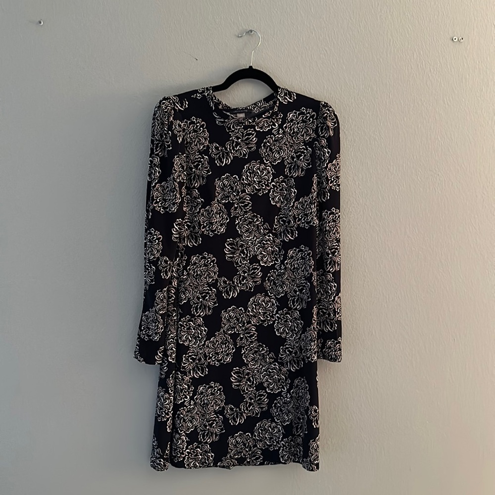 Tommy Hilfiger Size 6 Long Sleeve Floral Print Dress